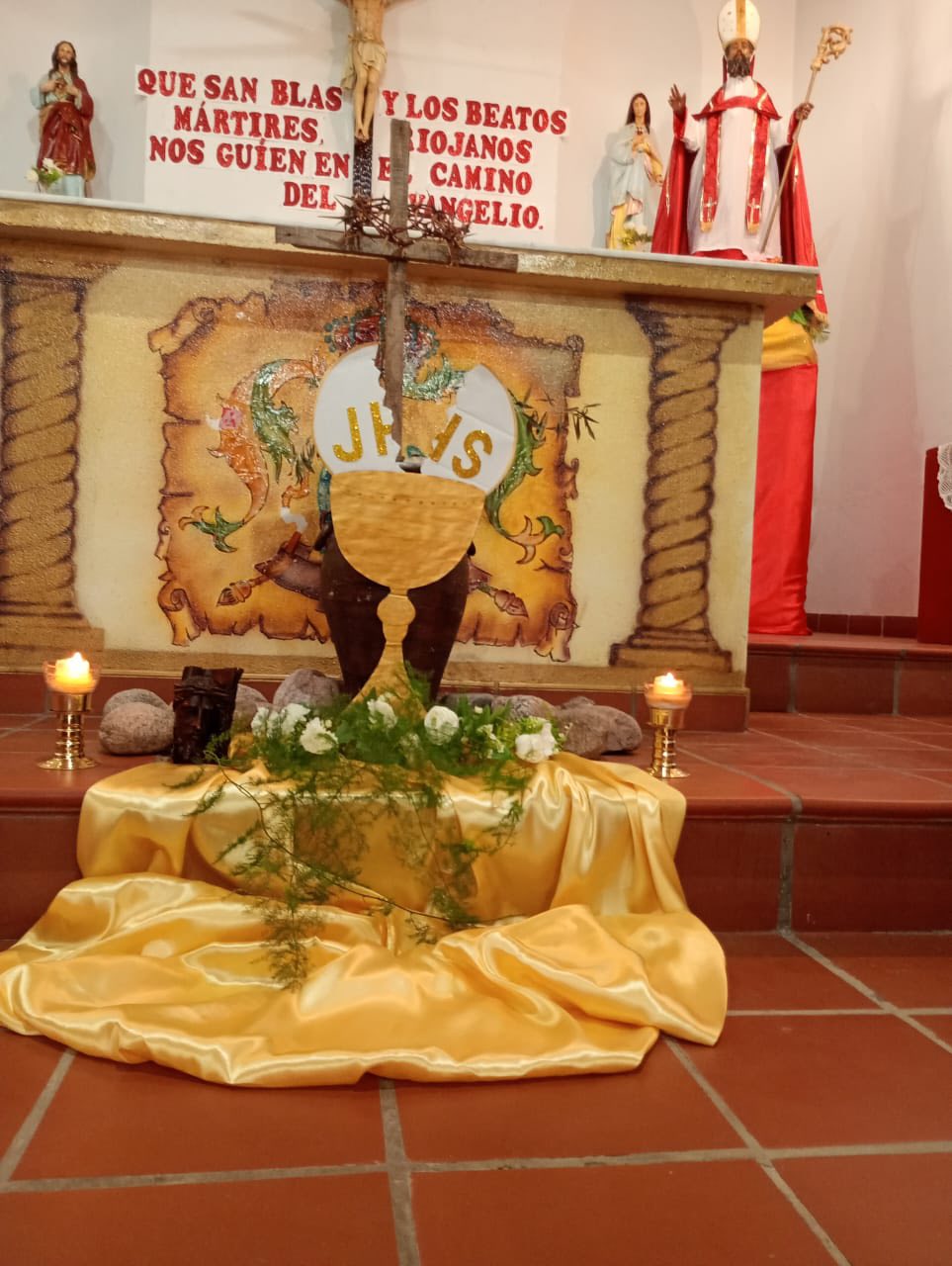 San Blas de los Sauces: se realizó el tradicional Recorrido de los Siete Templos